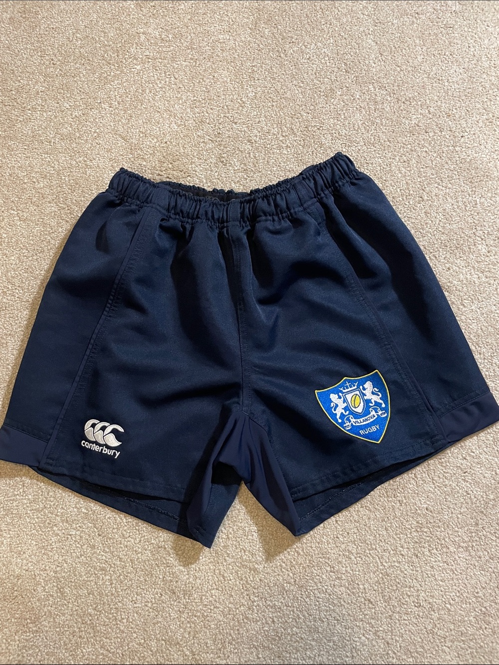 Canterbury Navy Villanova Rugby Shorts with Crest